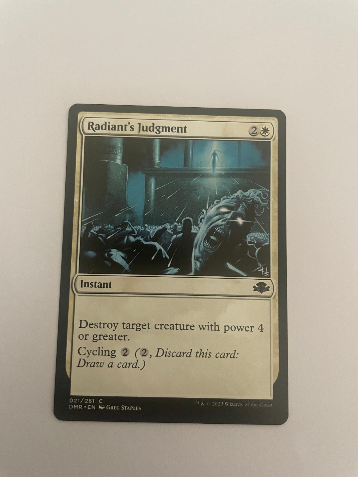 Radiant's Judgment 21 Dominaria Remastered DMR NM