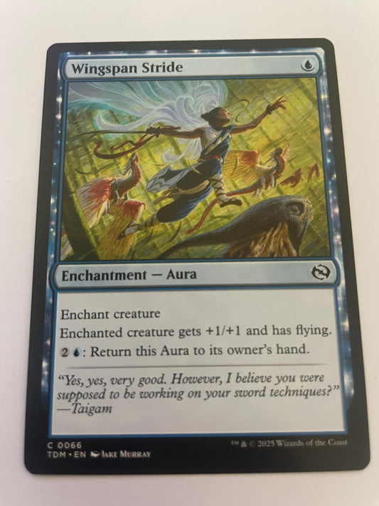 Wingspan Stride 66 Common Tarkir: Dragonstorm Magic: The Gathering Near Mint
