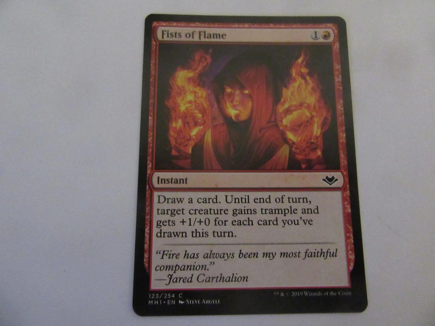 Fists of Flame 123 Modern Horizons NM