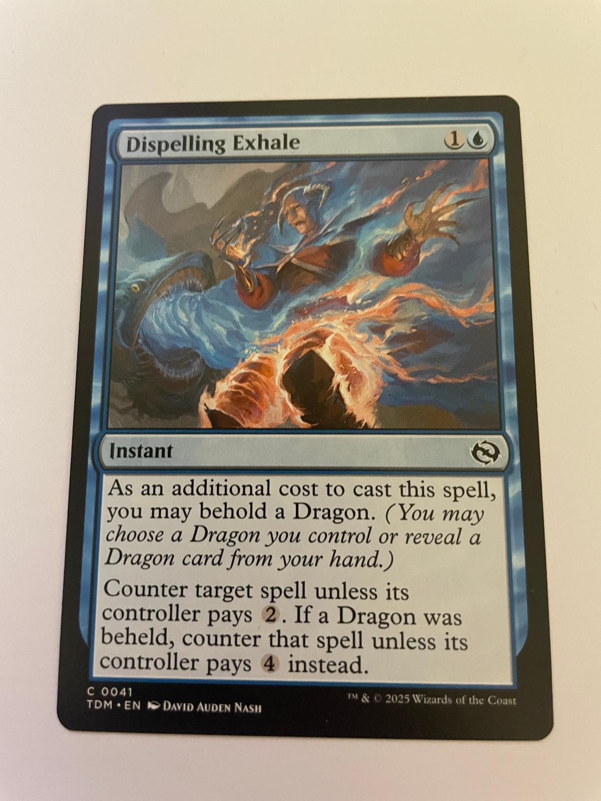 Dispelling Exhale 41 Common Tarkir: Dragonstorm Magic: The Gathering Near Mint