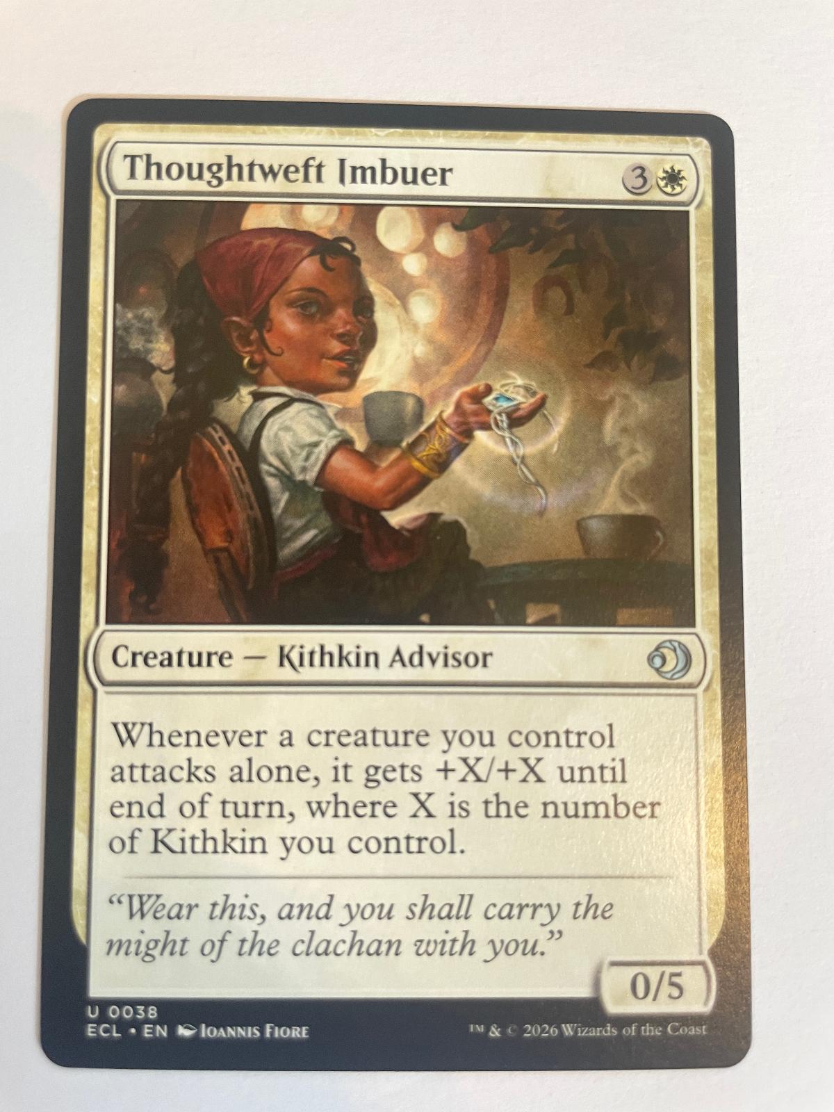 Thoughtweft Imbuer 38 Lorwyn Eclipsed ECL NM