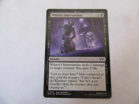 Winter's Intervention 123 Duskmourn: House of Horror NM