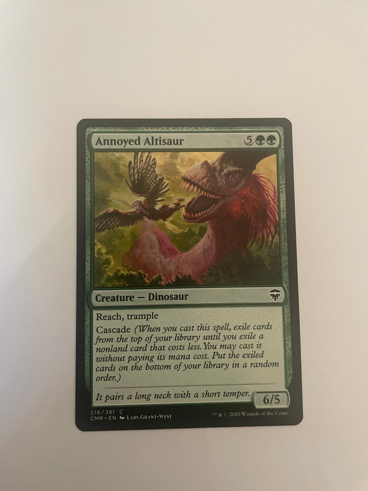 Annoyed Altisaur 216 Commander Legends CMR NM