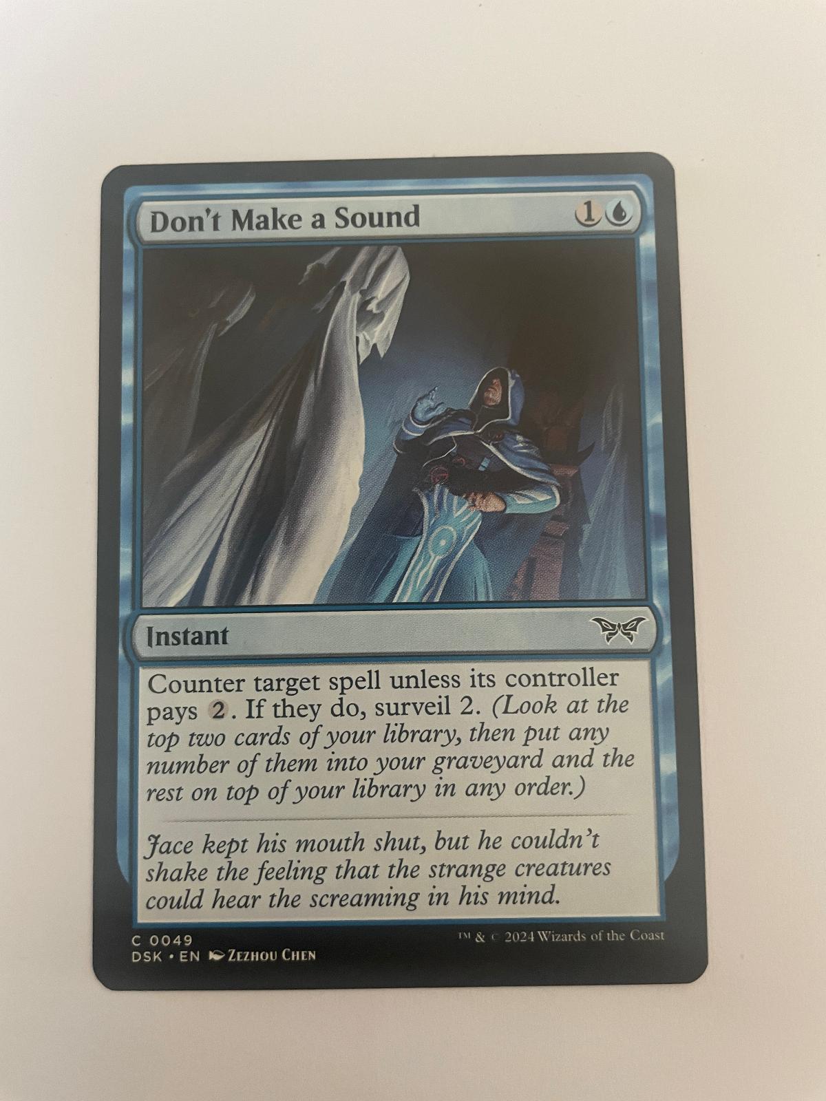 Don't Make a Sound 49 Duskmourn: House of Horror DSK NM