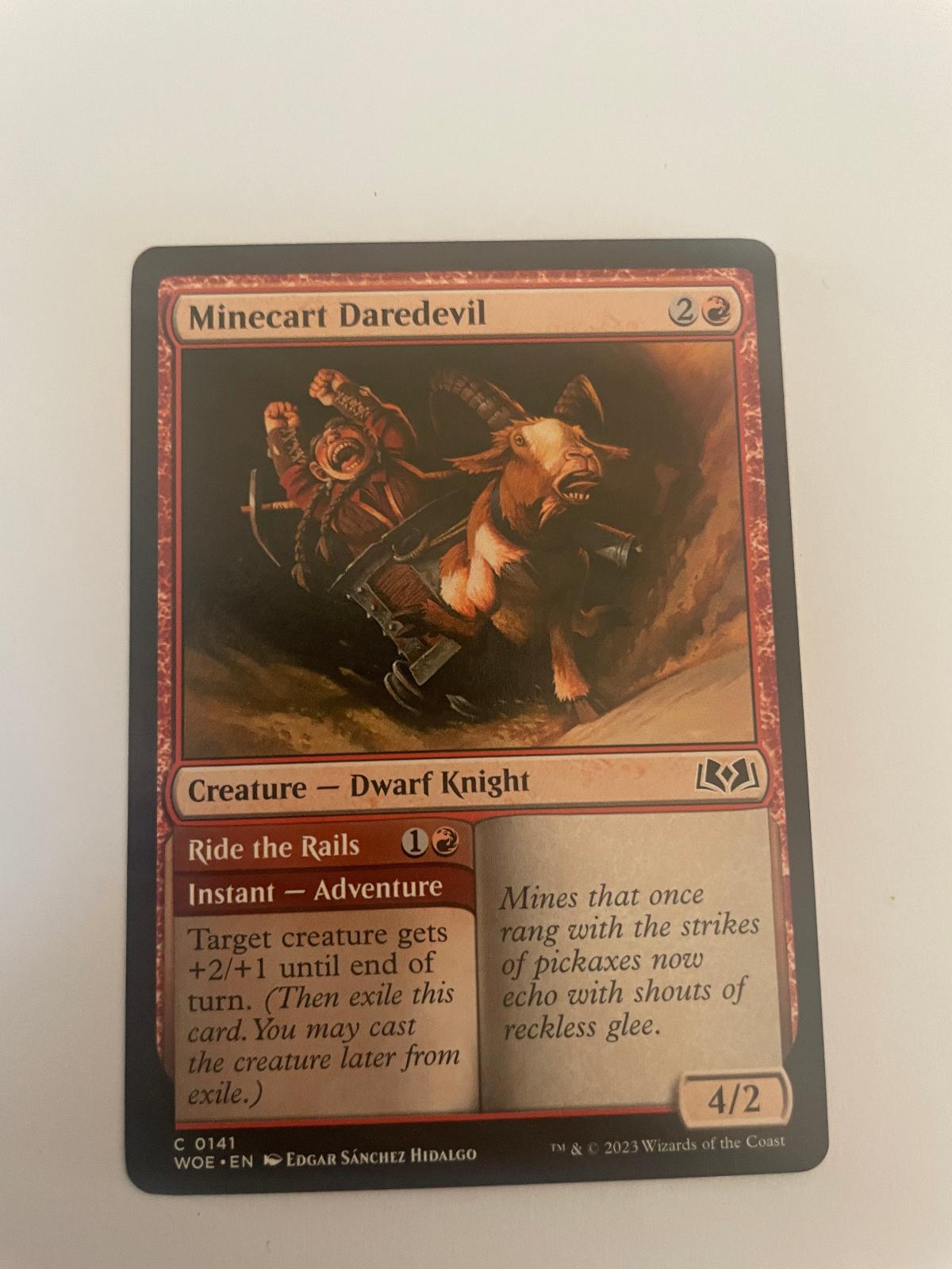 Minecart Daredevil 141 Wilds of Eldraine WOE NM