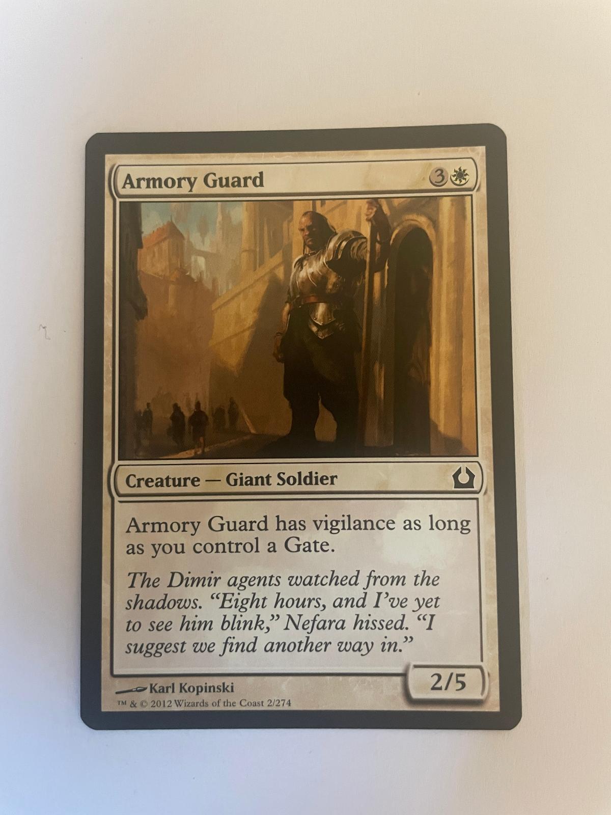 Armory Guard 2 Return to Ravnica RTR NM