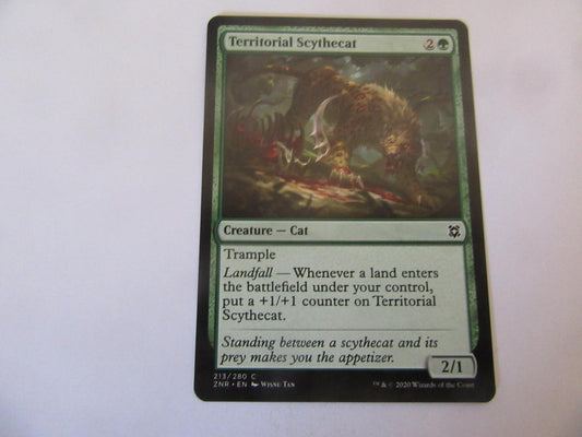 Territorial Scythecat 213 Zendikar Rising NM
