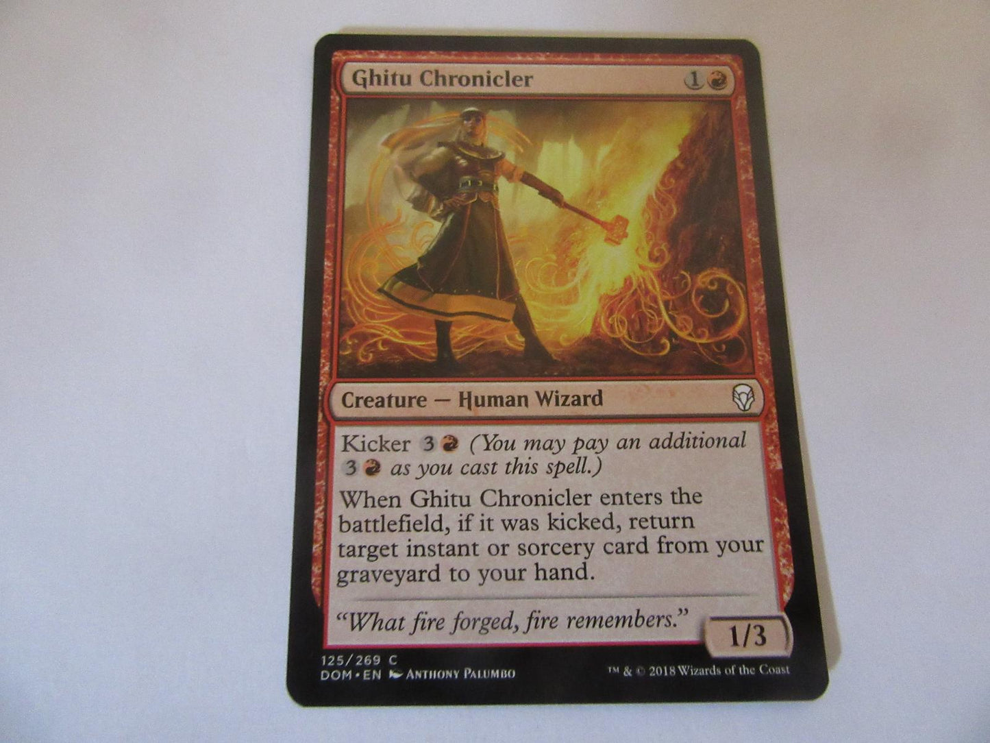 Ghitu Chronicler 125 Dominaria NM