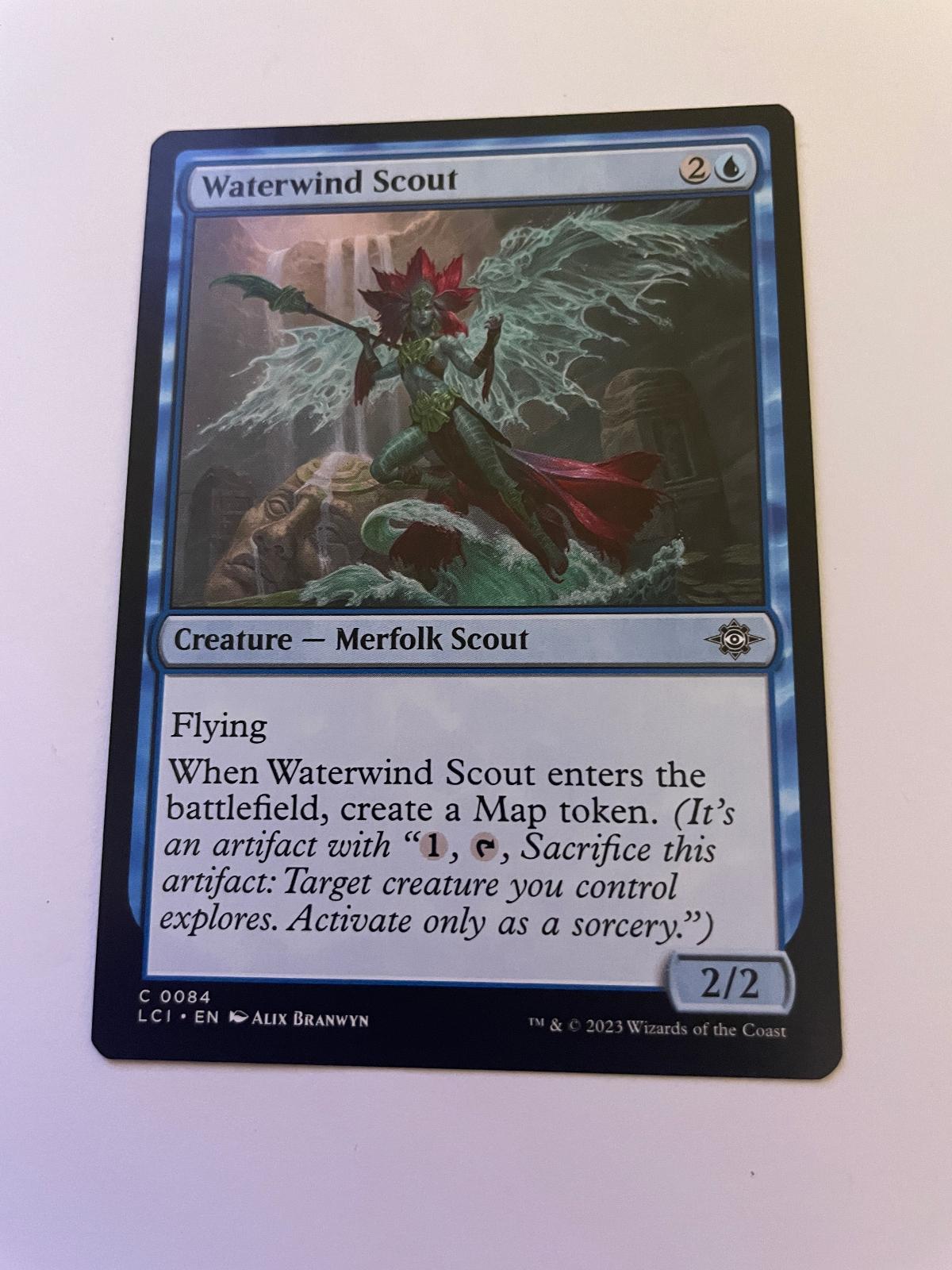 Waterwind Scout 84 Common The Lost Caverns of Ixalan Magic: The Gathering NM