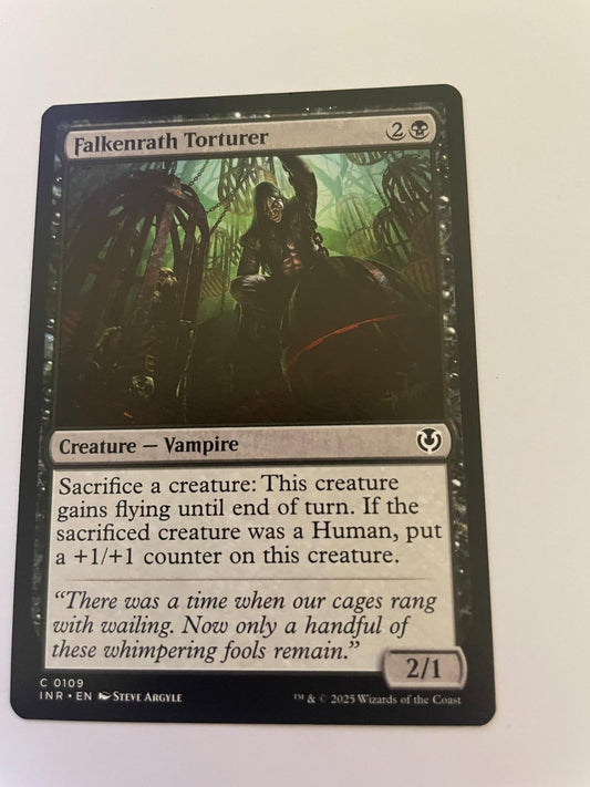 Falkenrath Torturer 109 Common Innistrad Remastered Magic: The Gathering NM