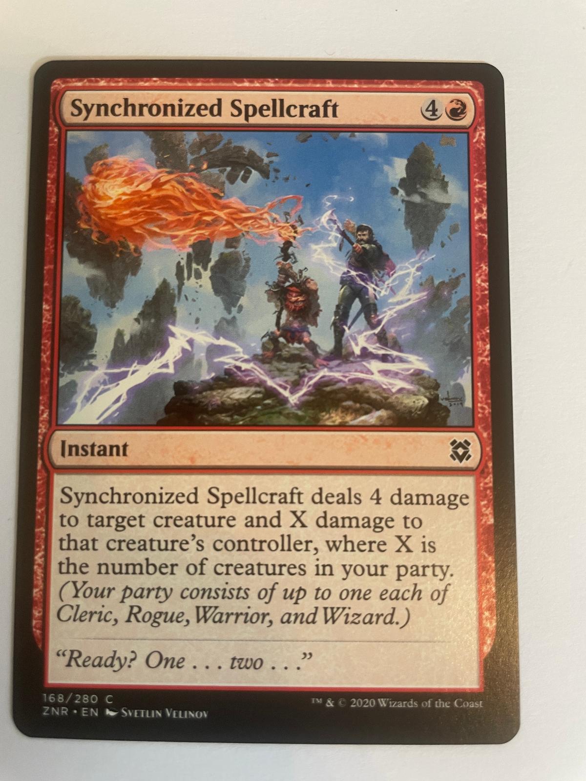 Synchronized Spellcraft 168 Zendikar Rising NM
