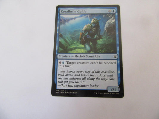 Coralhelm Guide 74 Battle for Zendikar NM