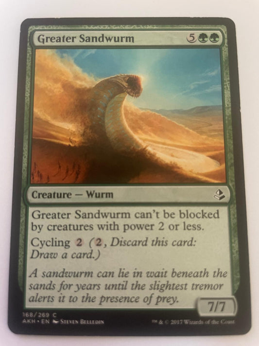 Greater Sandwurm 168 Common Amonkhet Magic: The Gathering Near Mint