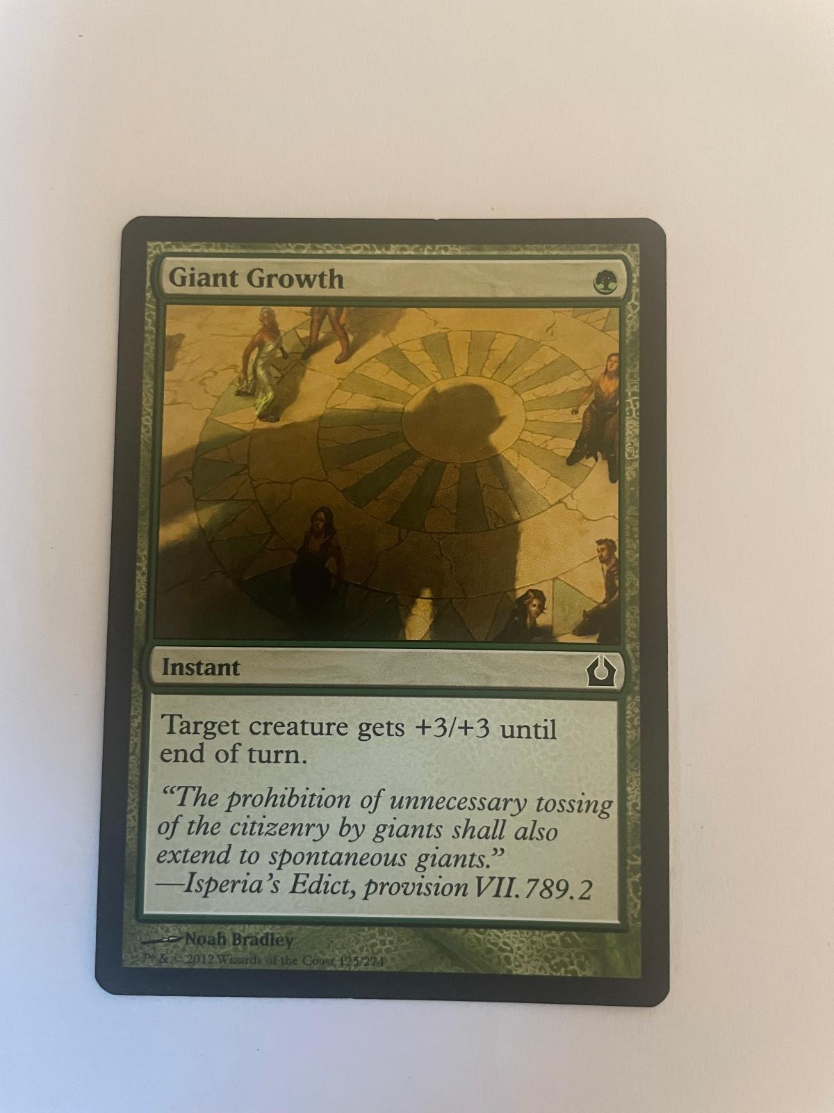 Giant Growth 125 Return to Ravnica RTR NM