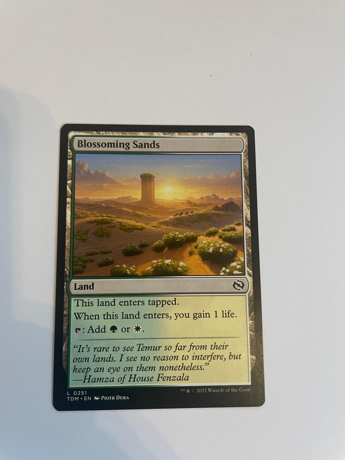 Blossoming Sands 251 Tarkir: Dragonstorm NM