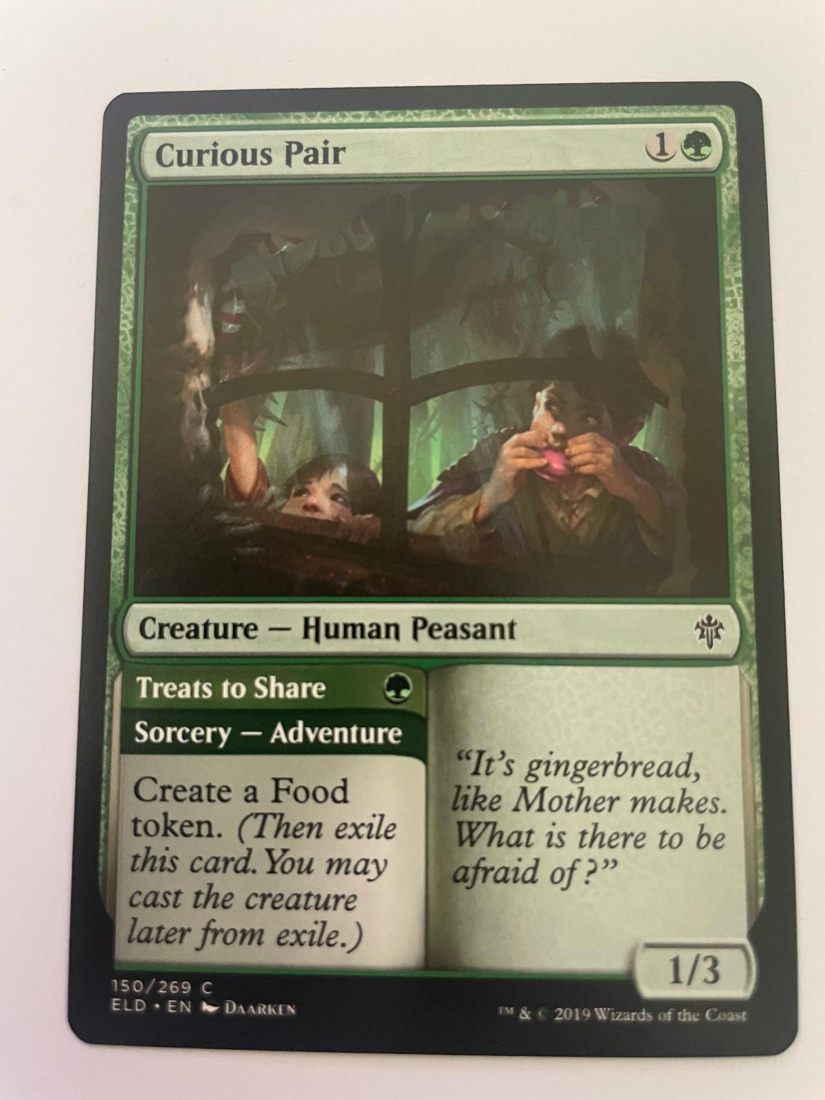 Curious Pair 150 Common Throne of Eldraine Magic: The Gathering Near Mint