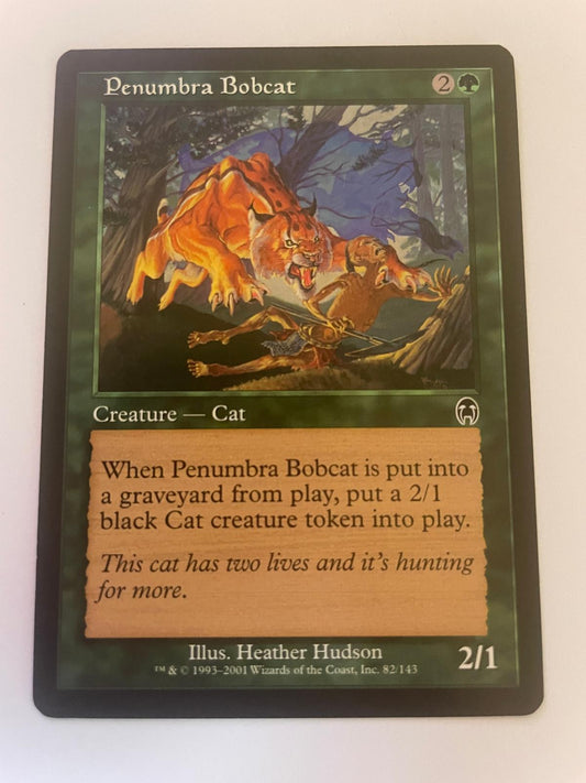 Penumbra Bobcat 82 Common Apocalypse Magic: The Gathering Near Mint