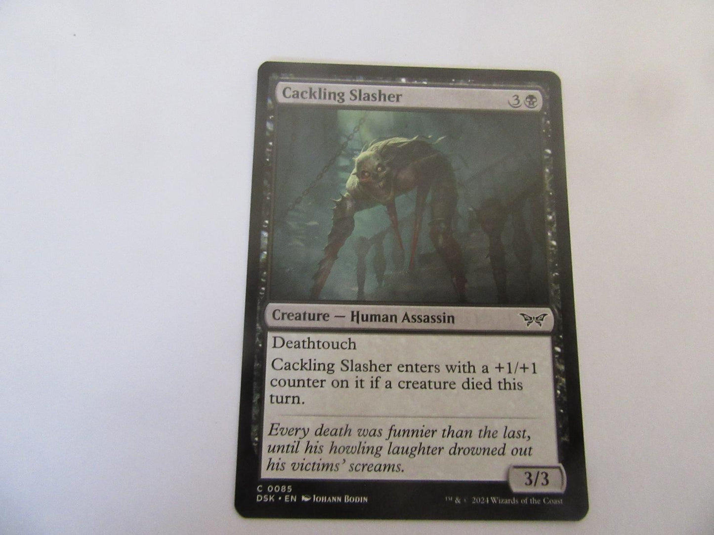 Cackling Slasher 85 Duskmourn: House of Horror NM