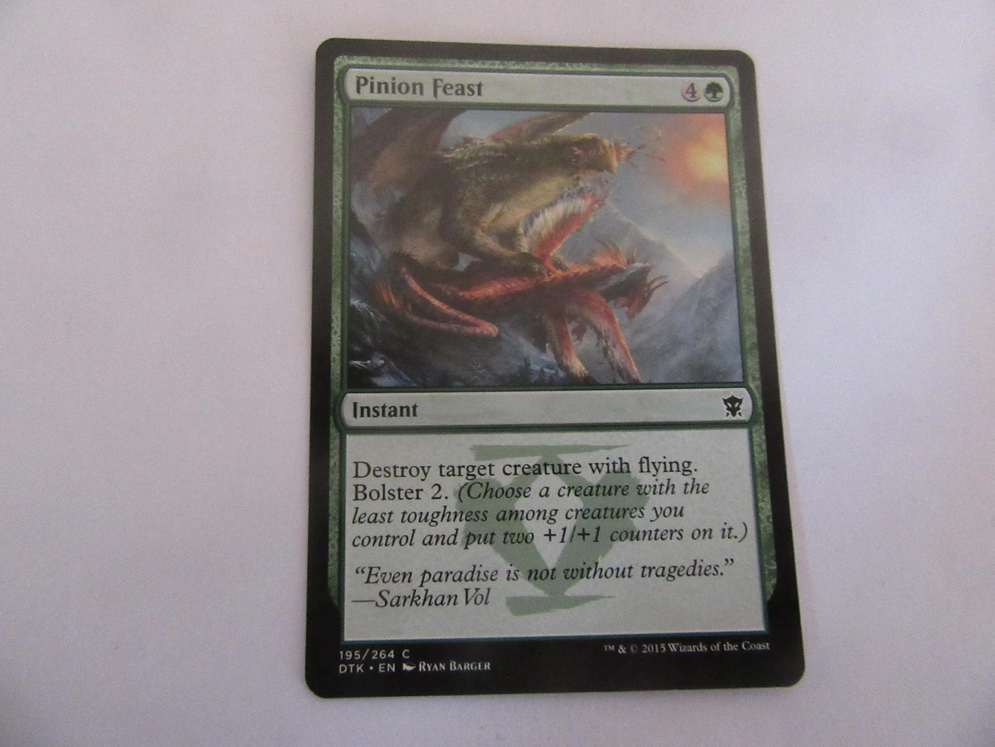 Pinion Feast 195 Dragons of Tarkir NM