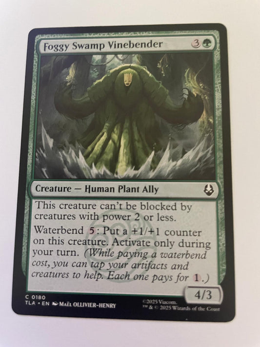Foggy Swamp Vinebender 180 Avatar: The Last Airbender Magic: The Gathering NM