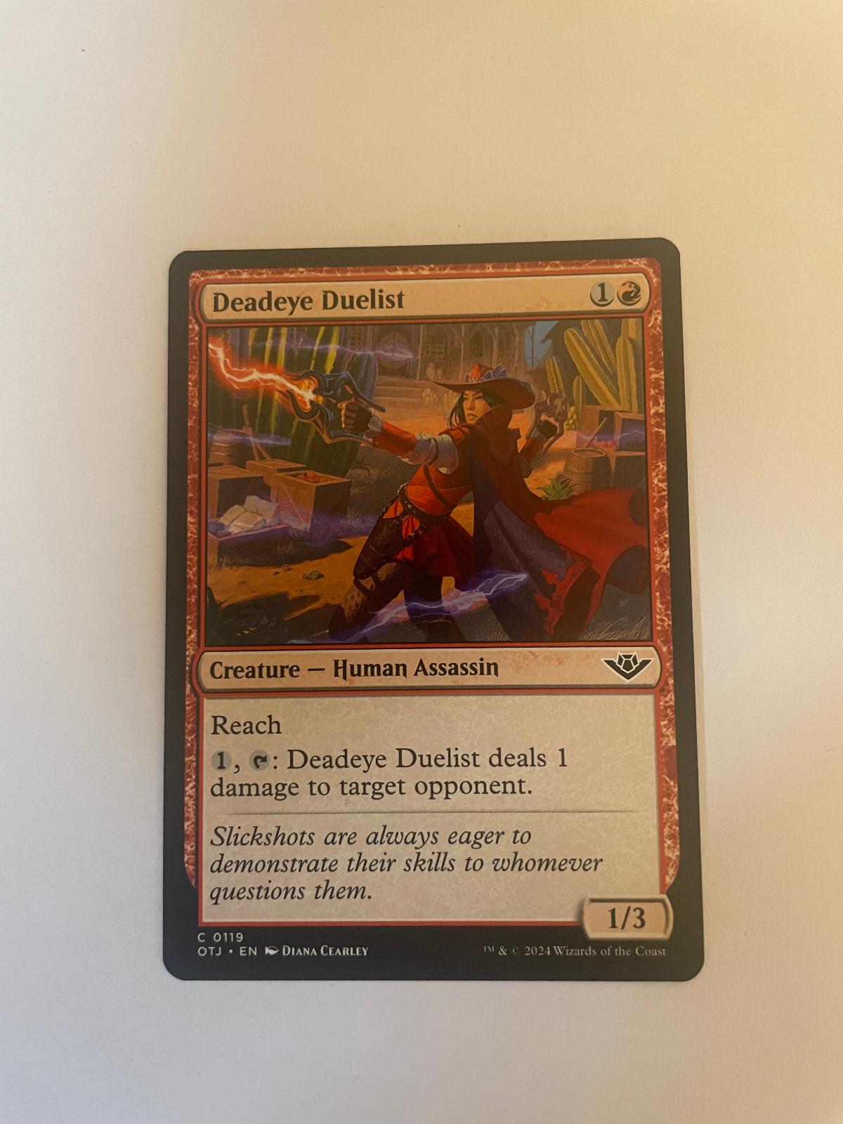 Deadeye Duelist 119 Outlaws of Thunder Junction OTJ NM