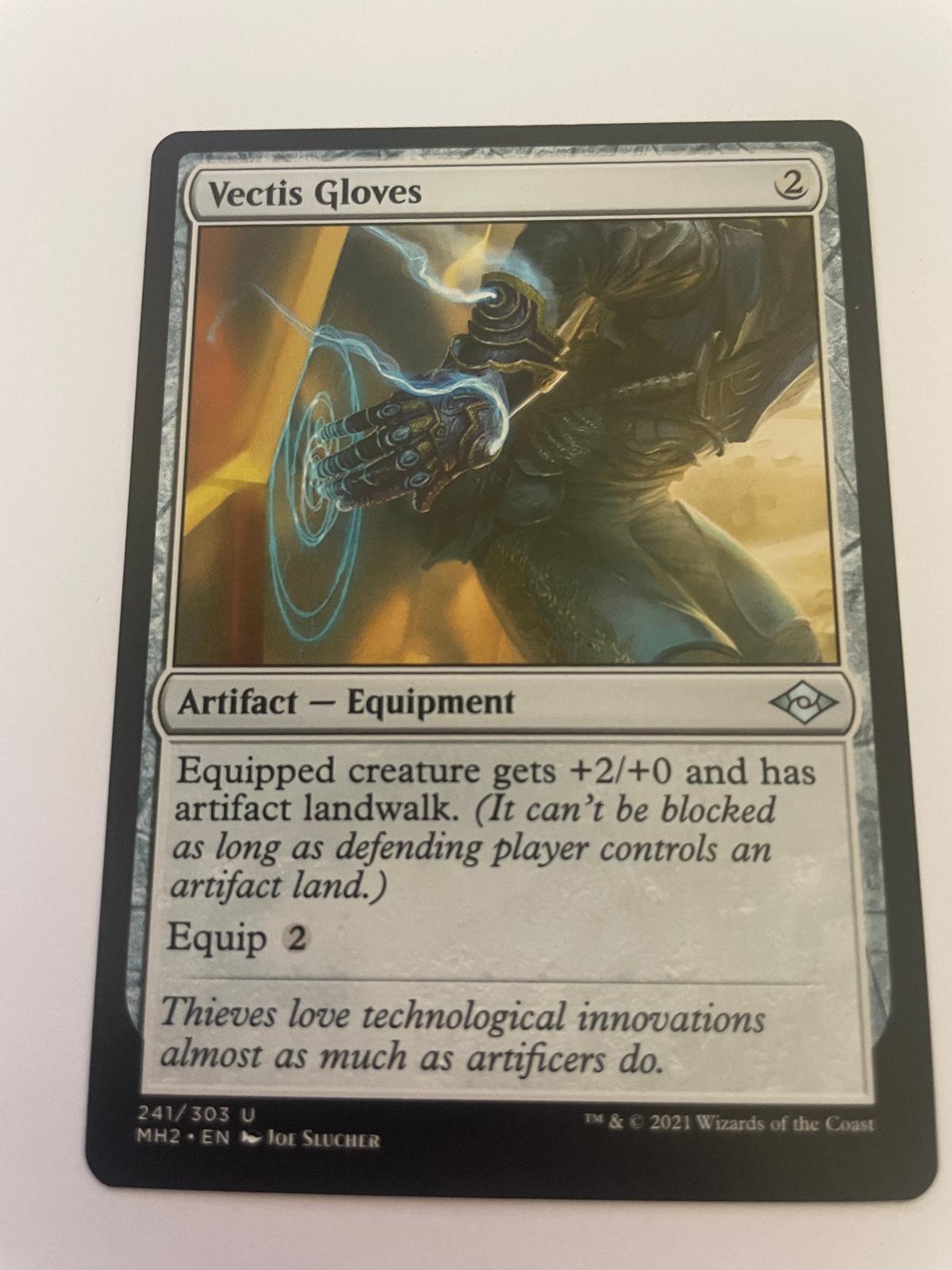 Vectis Gloves 241 Uncommon Modern Horizons 2 Magic: The Gathering Near Mint