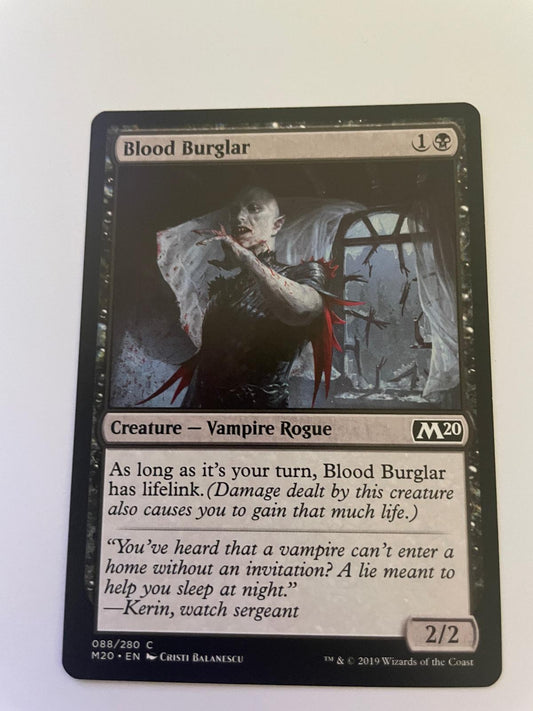 Blood Burglar 88 Common Core Set 2020 Magic: The Gathering Near Mint