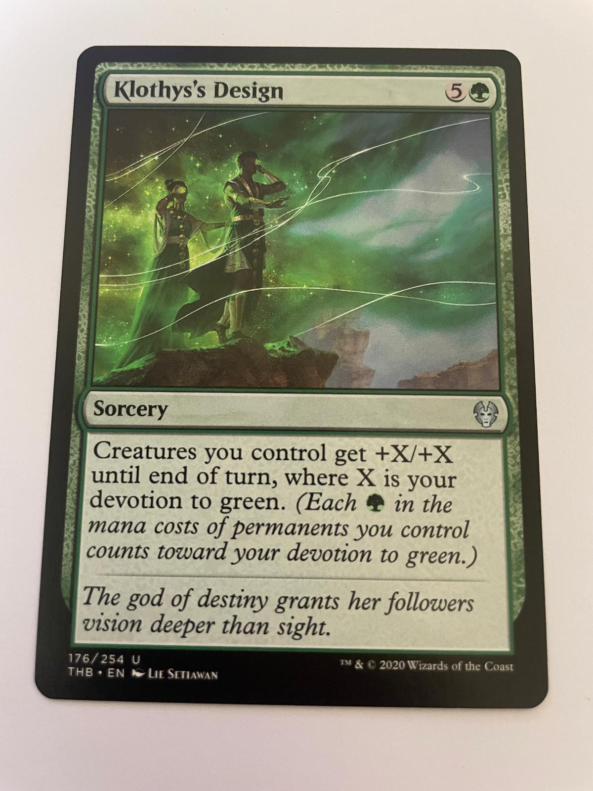Klothys's Design 176 Uncommon Theros Beyond Death Magic: The Gathering Near Mint
