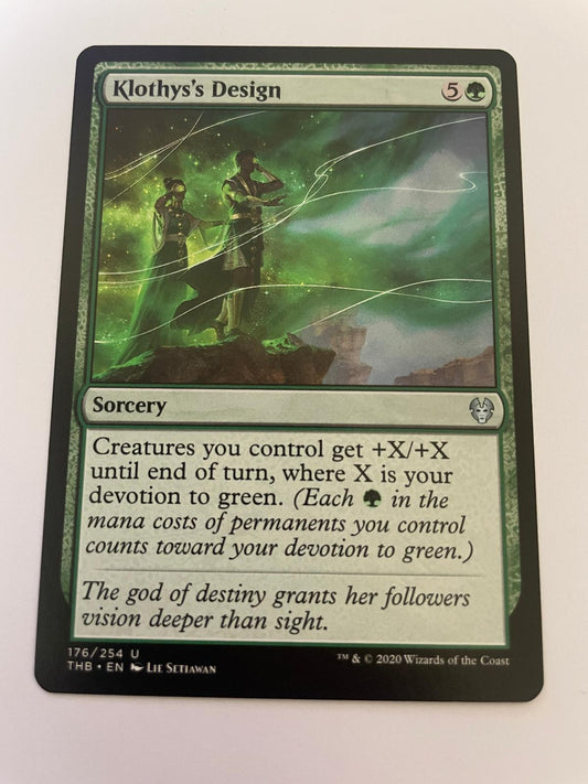 Klothys's Design 176 Uncommon Theros Beyond Death Magic: The Gathering Near Mint