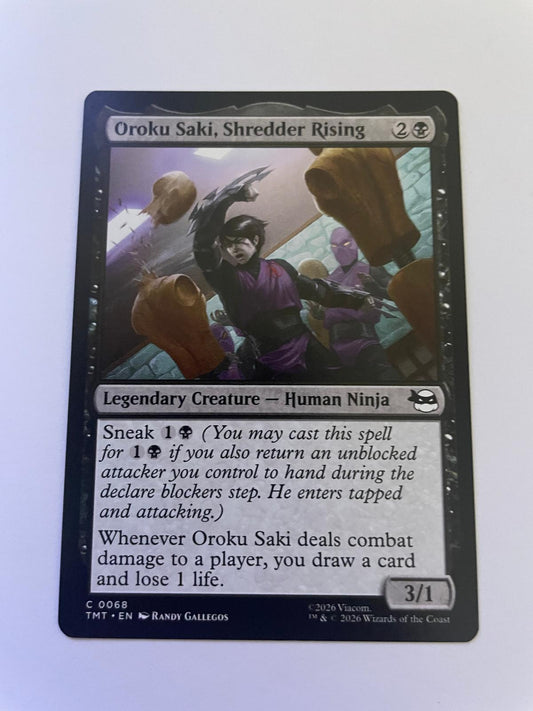 Oroku Saki, Shredder Rising 0068 Teenage Mutant Ninja Turtles NM