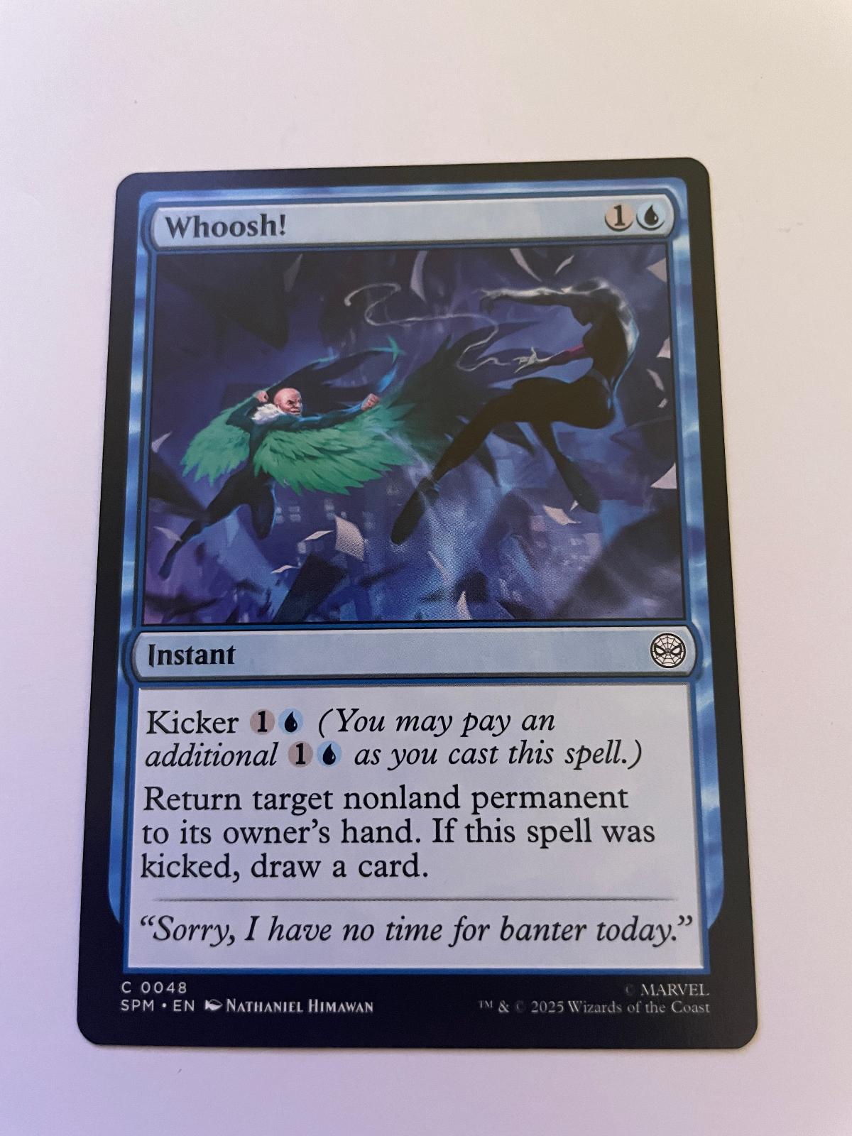 Whoosh! 48 Common Marvel's Spider-Man Magic: The Gathering Near Mint