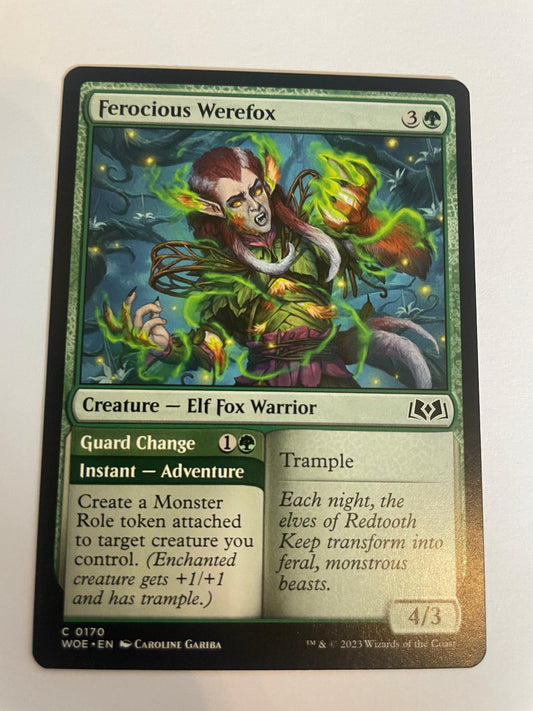 Ferocious Werefox 170 Wilds of Eldraine NM
