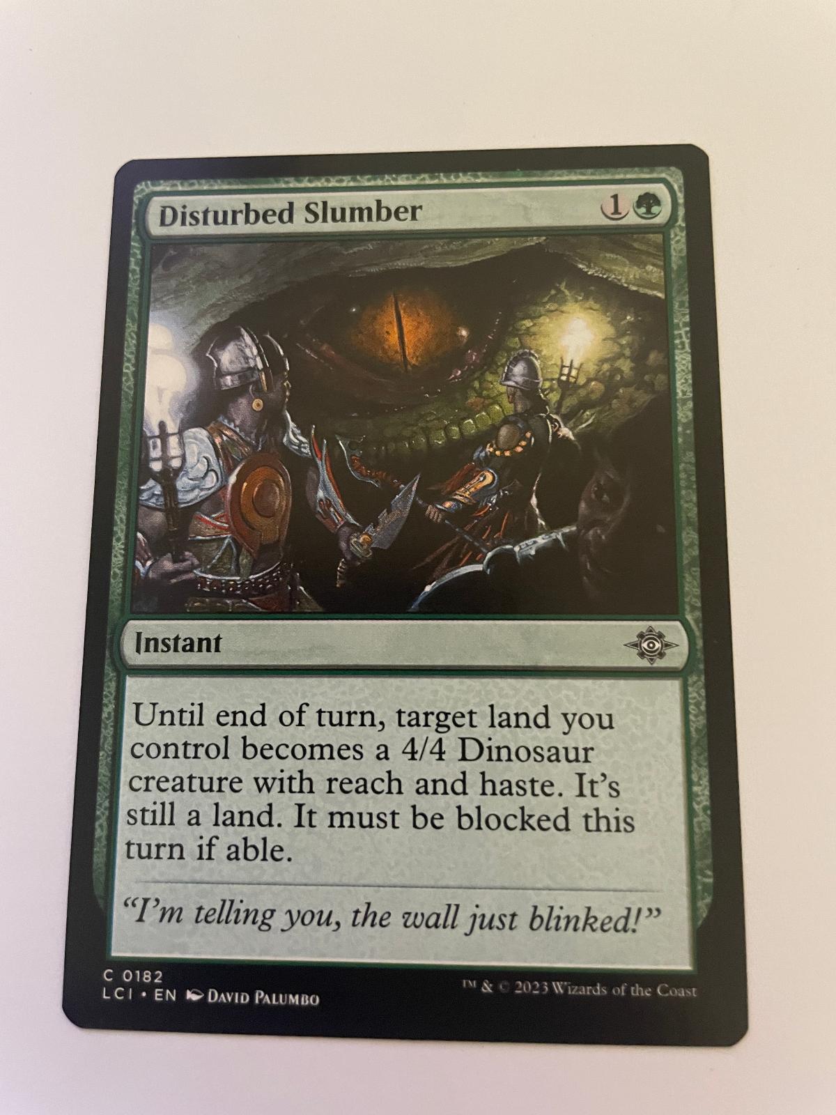 Disturbed Slumber 182 Common The Lost Caverns of Ixalan Magic: The Gathering NM