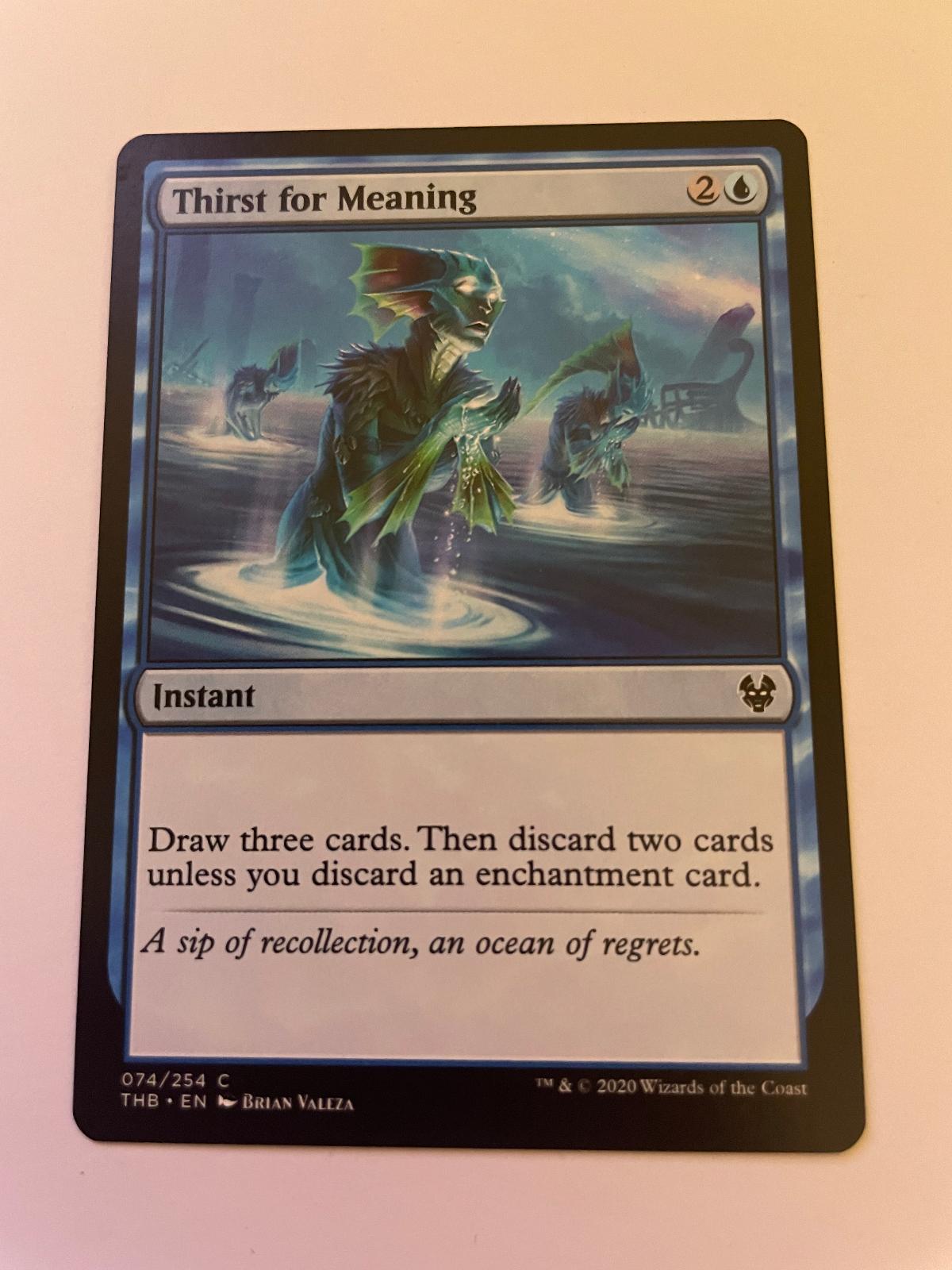 Thirst for Meaning 74 Common Theros Beyond Death Magic: The Gathering Near Mint