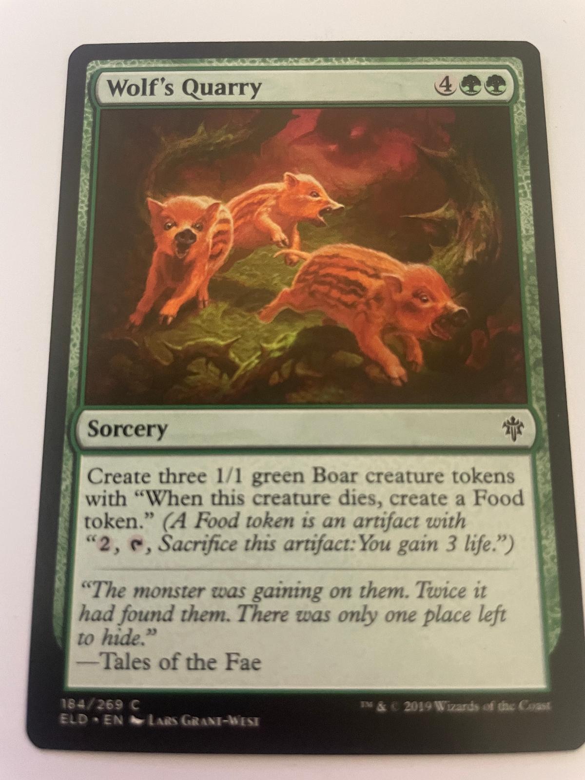 Wolf's Quarry 184 Common Throne of Eldraine Magic: The Gathering Near Mint