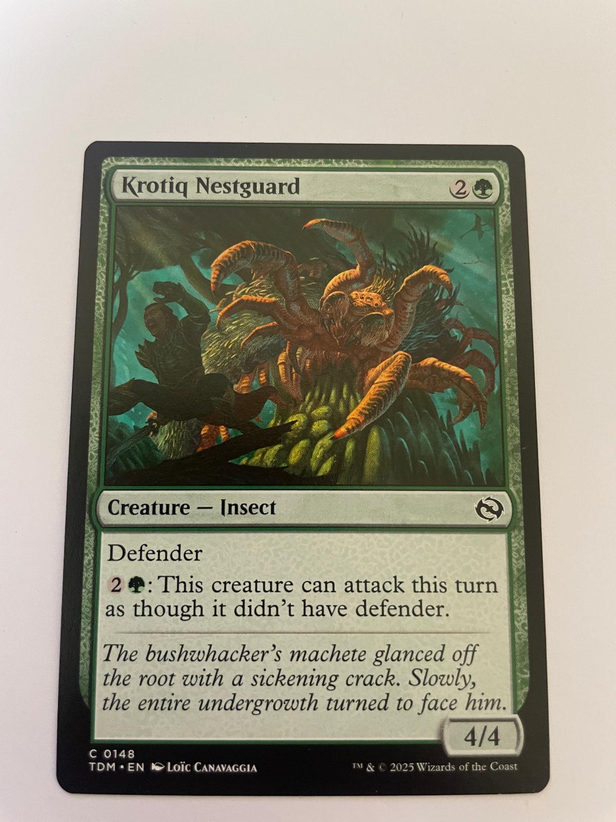 Krotiq Nestguard 148 Common Tarkir: Dragonstorm Magic: The Gathering Near Mint