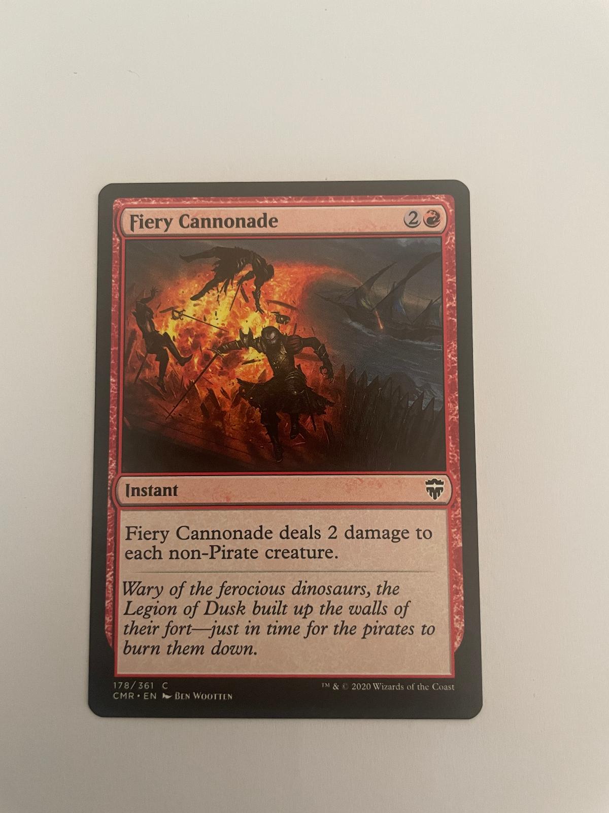 Fiery Cannonade 178 Commander Legends CMR NM