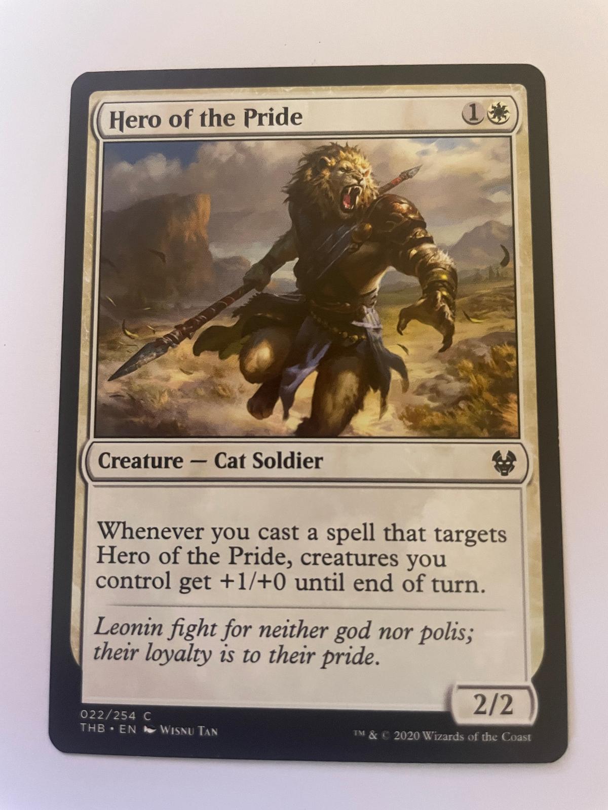 Hero of the Pride 22 Common Theros Beyond Death Magic: The Gathering Near Mint