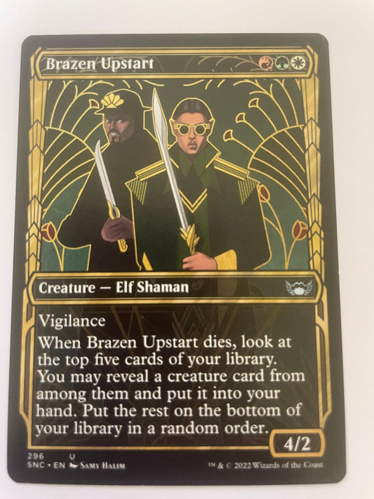 Brazen Upstart (Showcase) 296 Streets of New Capenna Magic: The Gathering NM
