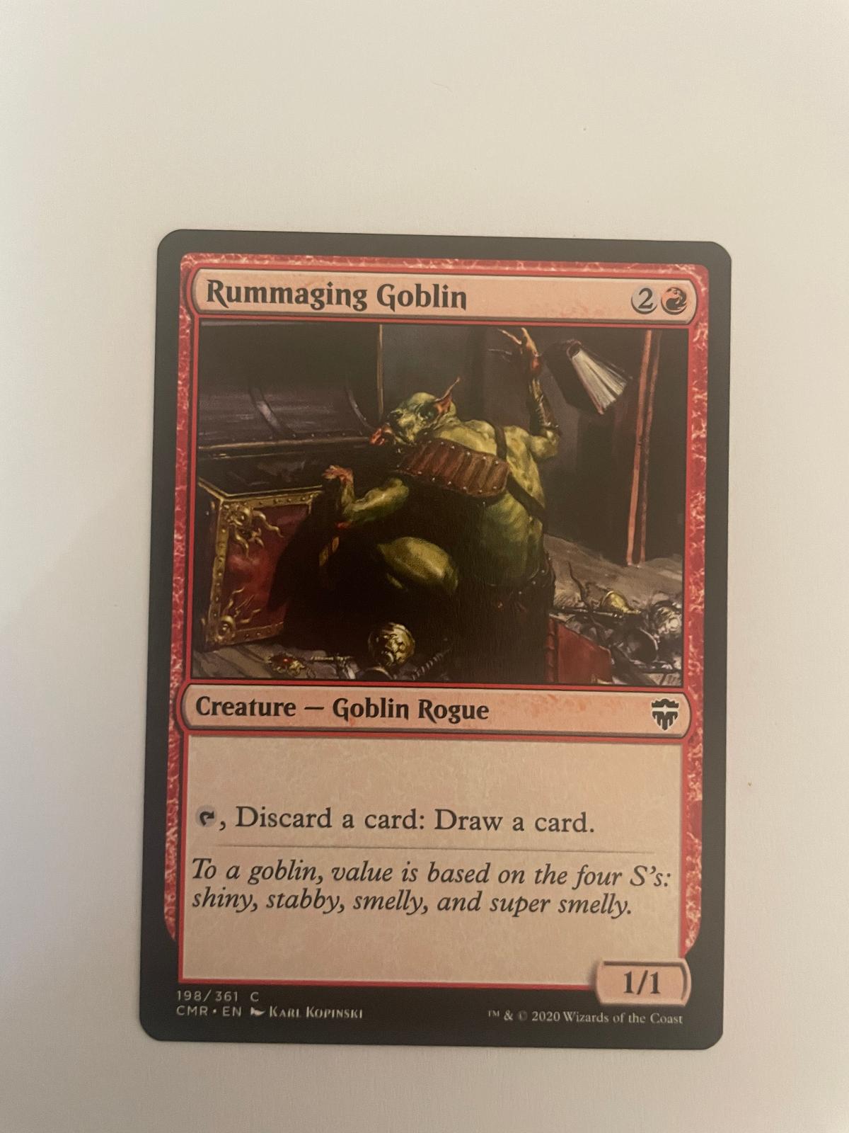 Rummaging Goblin 198 Commander Legends CMR NM