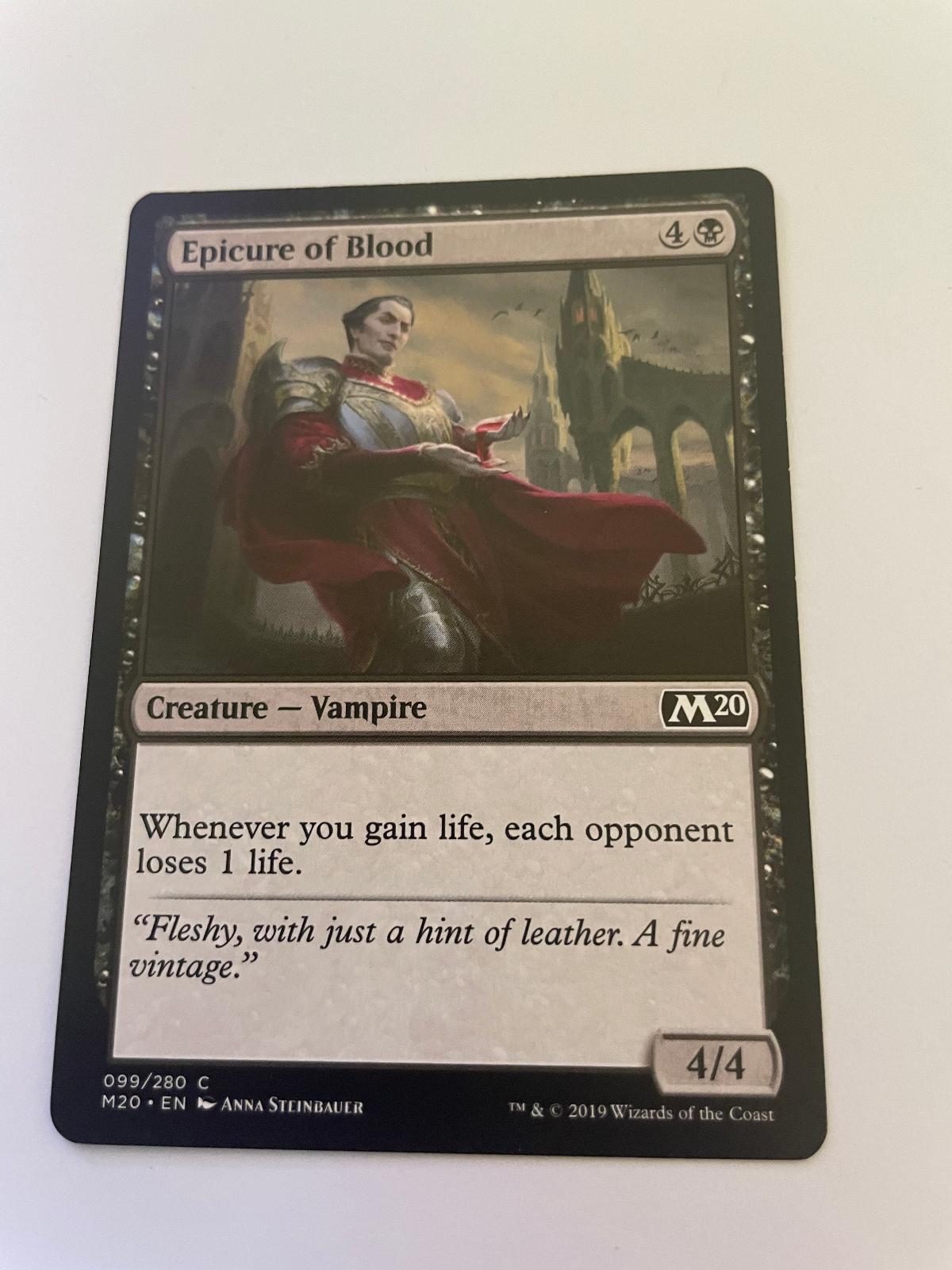 Epicure of Blood 99 Common Core Set 2020 Magic: The Gathering Near Mint