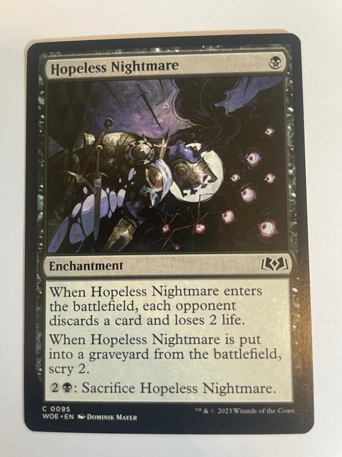 Hopeless Nightmare 95 Wilds of Eldraine NM