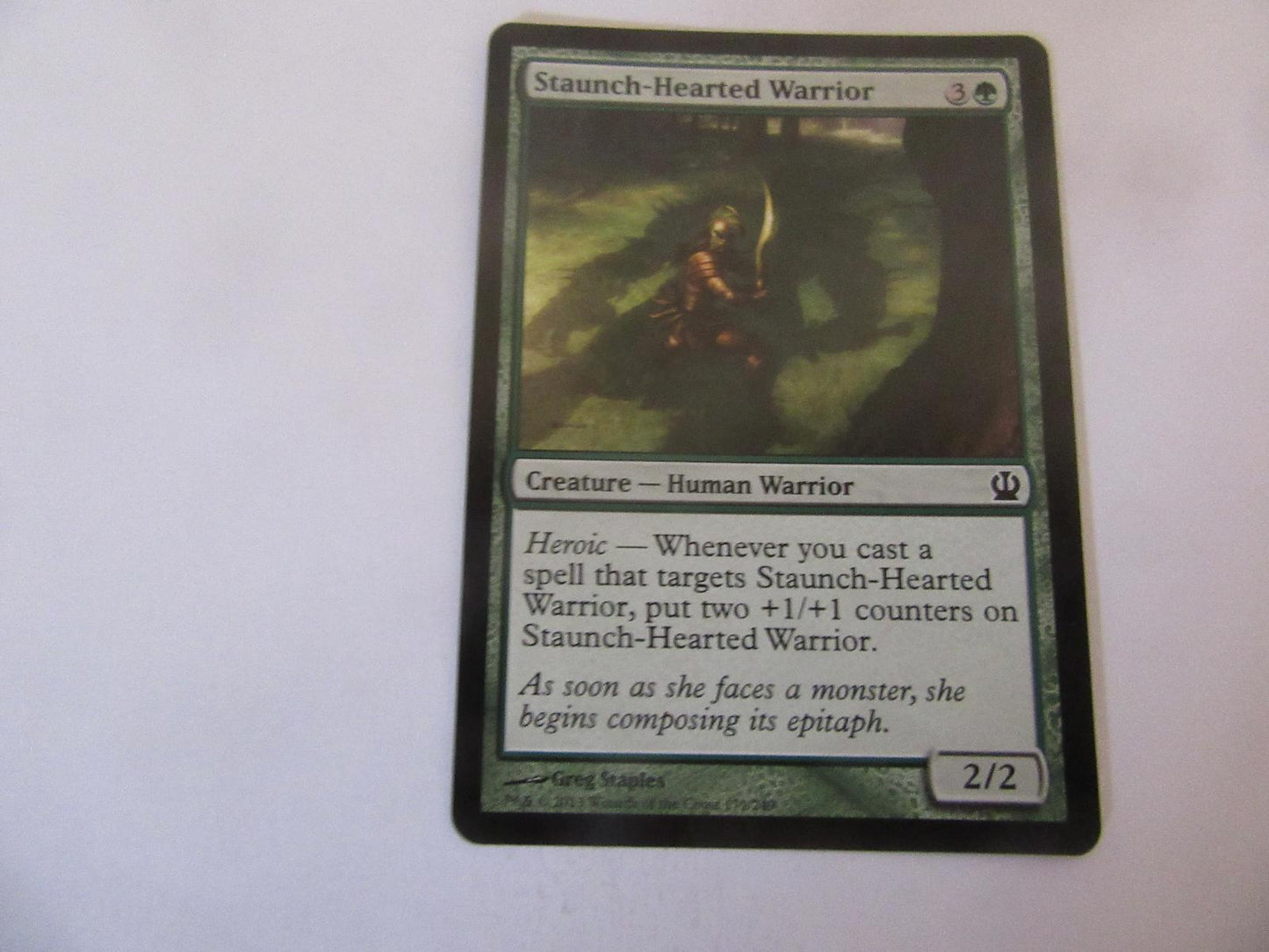 Staunch-Hearted Warrior 179 Theros NM