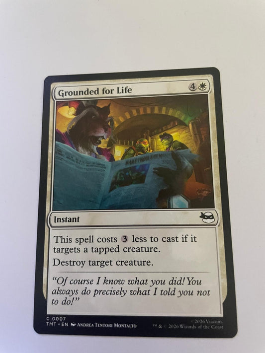Grounded for Life 0007 Teenage Mutant Ninja Turtles Magic: The Gathering NM