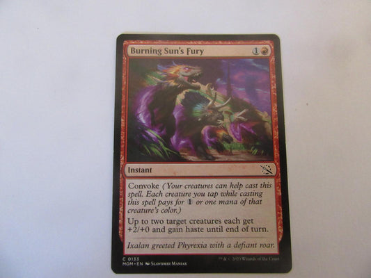 Burning Sun's Fury 133 March of the Machine NM