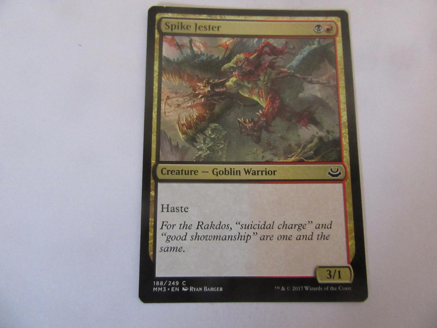 Spike Jester 188 Modern Masters 2017 NM