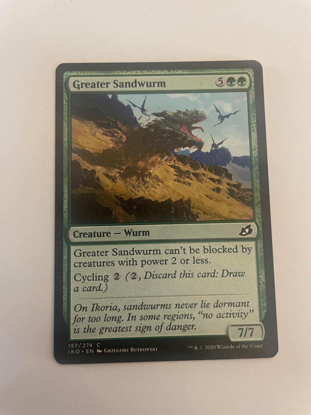 Greater Sandwurm 157 Ikoria: Lair of Behemoths IKO NM