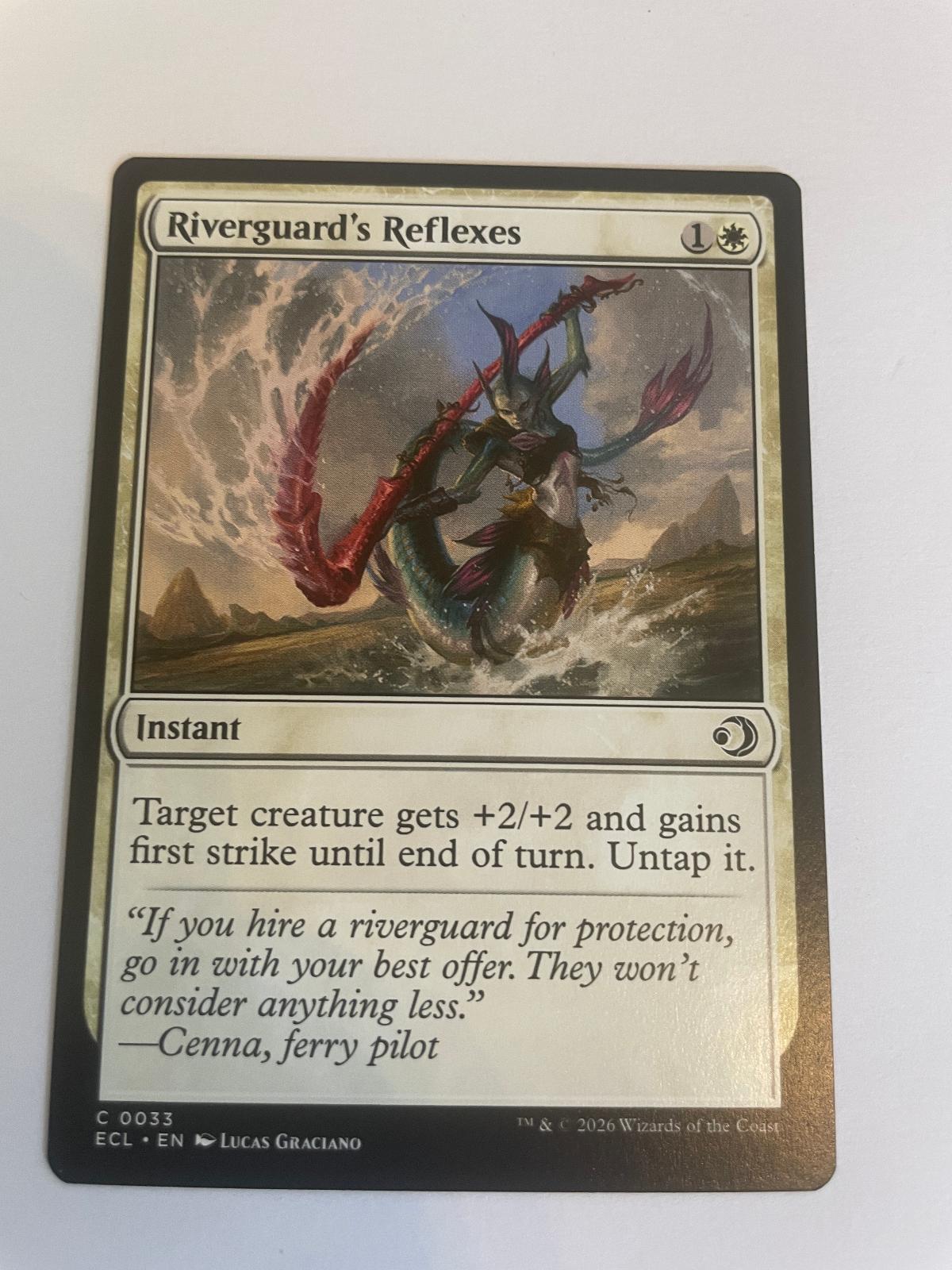Riverguard's Reflexes 33 Lorwyn Eclipsed ECL NM