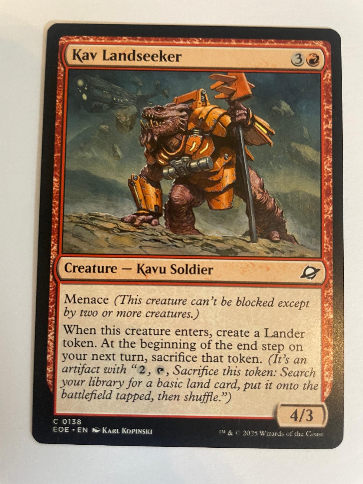Kav Landseeker 138 Edge of Eternities NM