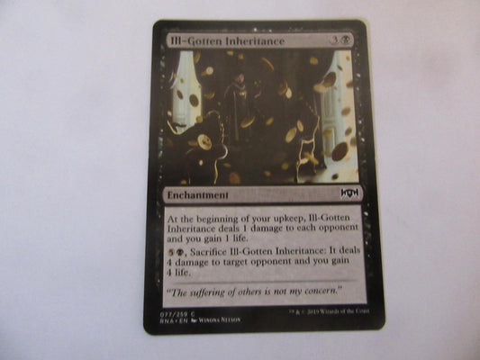 Ill-Gotten Inheritance 77 Ravnica Allegiance NM